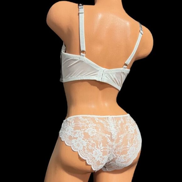 Victorias Secret LUXE Set Dream Angels Push up without Padding bra & Cheekini - Picture 5 of 8